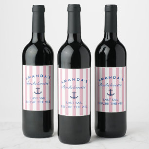 Sista seglingen innan slöjan Syster Wine etikett