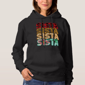 Sista Sister Leopard Red Play Solros Morsa T Shirt
