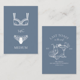 Sista skål-cocktail möhippa trosor spel tilläggskort