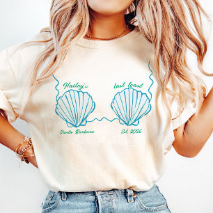 Sista skål på kusten Skal-BH Brudtjej T Shirt