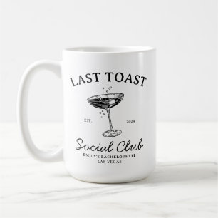 Sista skål Social Klubb Sjungmöfest Tjejbröllopsp Kaffemugg