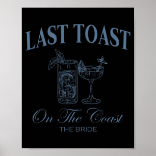 Sista skålen på kusten Bruden Strand Möhippa Poster
