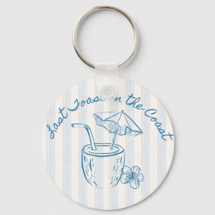 Sista skålen på kusten Sängkammarparty-design Nyckelring