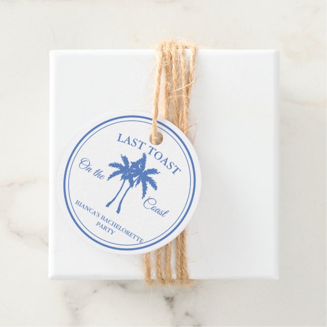 Sista skålen på kusten Systerfest firande Gåvor Etiketter (På plats)