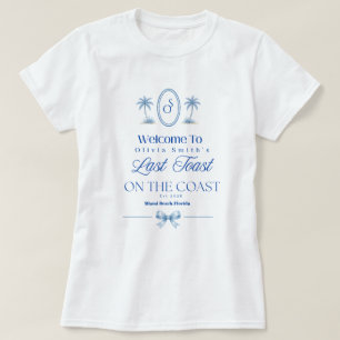 Sista skålen på kustens strand Blå möhippa T Shirt