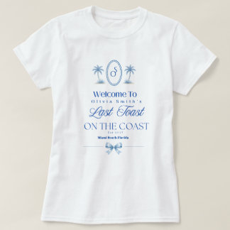 Sista skålen på kustens strand Blå möhippa T Shirt