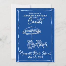 Sista skålen vid kusten | Whimsical Inbjudningar