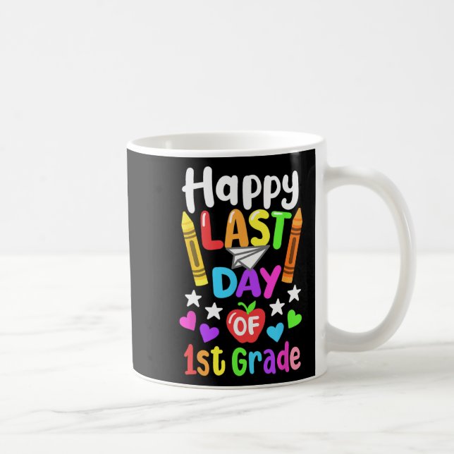 Sista skoldagen 1:a klass 2024 barn  kaffemugg (Höger)