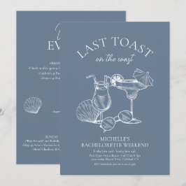 Sista skon på Kusten Bachelorette Helg Inbjudningar