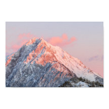 Sista solljuset på berget Storžič, Slovenien