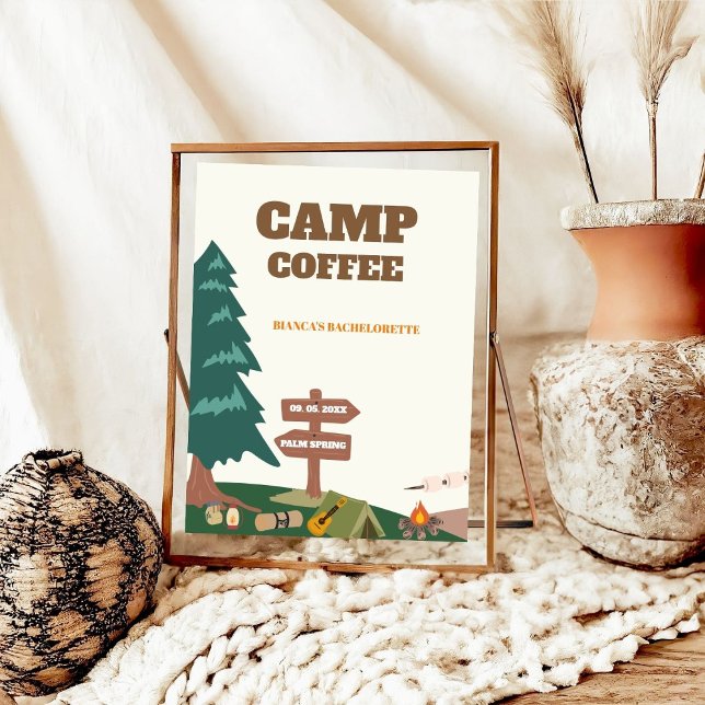 Sista spår före skylten för Veil Camp Coffee Poster (Skapare uppladdad)
