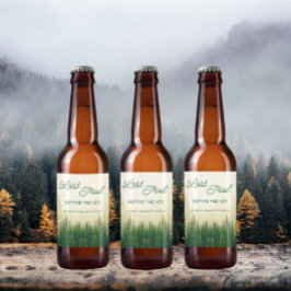 Sista spår före slöjan Bachelorette Ölflaska Etikett