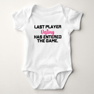 Sista spelaren har anslutit med namn Introduktion T Shirt