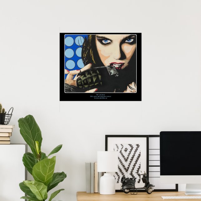 "Sista stråle"-färg på en Poster (Hemmakontoret)