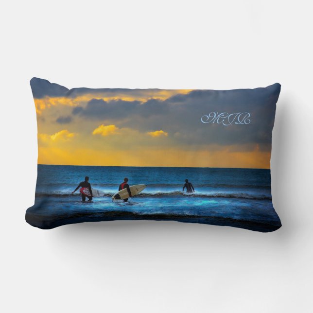 Sista Surfan på dagen Lumbarkudde (Framsida)