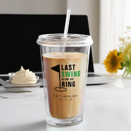 Sista svängen innan ringen golf möhippa take away mugg