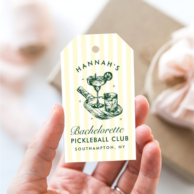 Sista svängen innan ringen Pickleball Sista helgen Presentetikett (Skapare uppladdad)