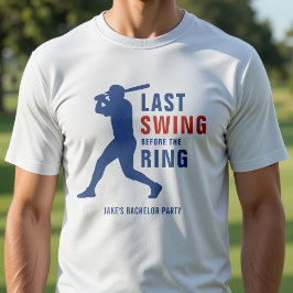Sista svängen innan ringens basebollsmöhippa t shirt