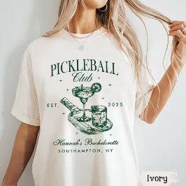 Sista svängen innan ringens Pickleball Bach-helg T Shirt