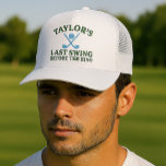 Sista svingen innan ringen Golfkandidaten Keps<br><div class="desc">"Sista svängen innan ringen" Bachelor Golf-glas från Ricaso</div>