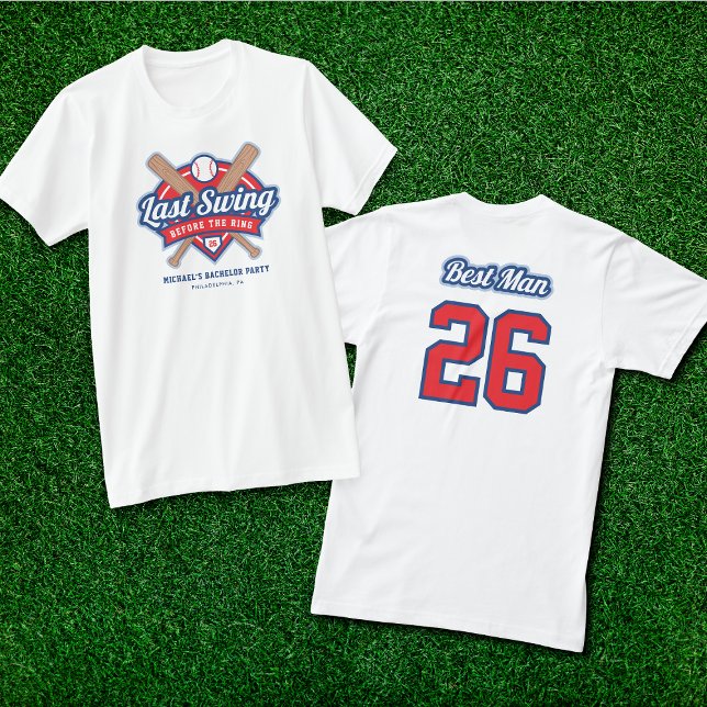 Sista Swing Baseball Svärmannen Bästa Man T-Shirt (Skapare uppladdad)