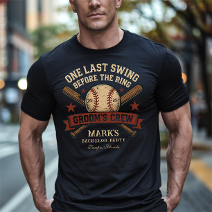 Sista Swing Baseboll Sjungkarfest T Shirt
