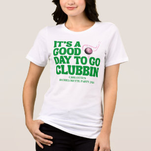 Sista Swing Golf Möhippa Rosa Grön T Shirt