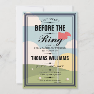 Sista Swingen Sällhetsgolf Helgparty Inbjudningar