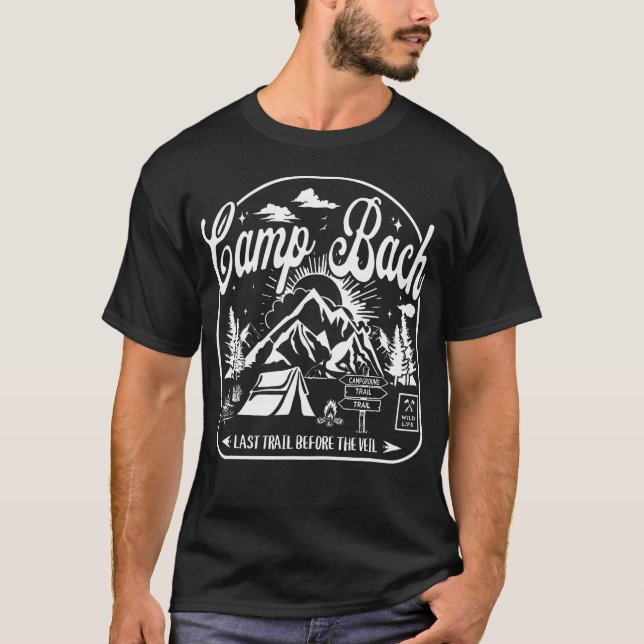 Sista utflykten innan slöjan Camp möhippa T Shirt (Framsida)