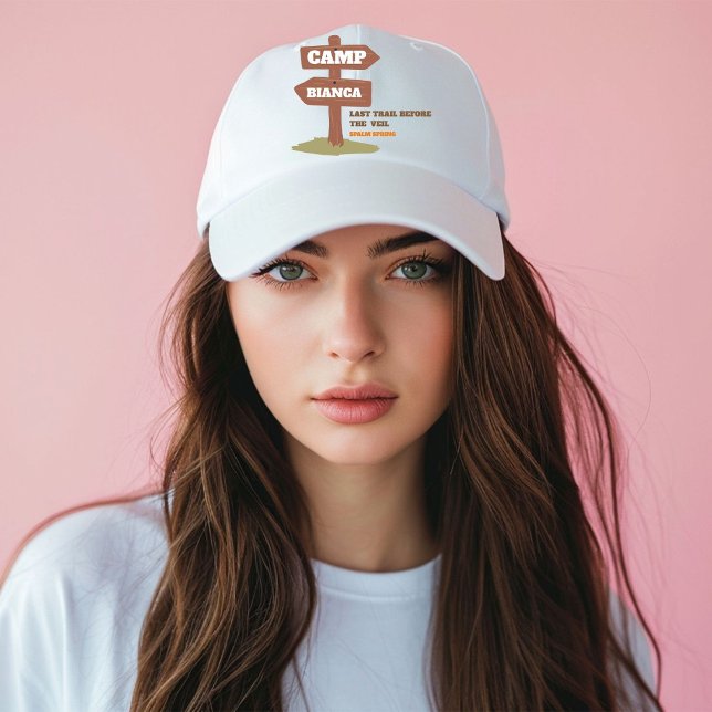 Sista vägen framför slöjan Camping Bachelorette Keps (Skapare uppladdad)