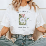 Sista väljaren | Bachelorette Helg T Shirt<br><div class="desc">Hämta din bridknapp och martini-redo med Sista Pickle-bachelorette helg t-shirt! Med en vattenfärgsplockel burk bunden med en rosa och ett bete martini-glas är den här leksaken perfekt för brider och besties som handlar om sur sass och söta minnen. Med anpassningsbar för namn, plats och datum är den här skjortan en...</div>