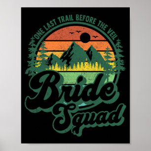 Sista vandringen innan brudtältet Camping Bac Poster