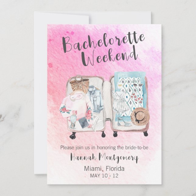 Sista veckan före bröllopet - inbjudan att resa (Framsida)