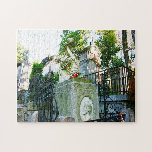 Sista vilorum Chopin Paris. Pussel (Horisontell)