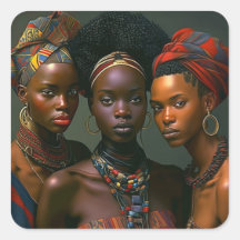 "Sistas" Generative Art Stickers