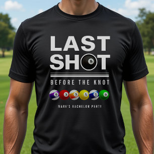 Sistaskott Biljard Sällhetsfest Svart Biljardboll T Shirt