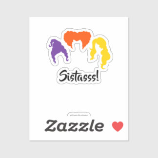Sistassar! Hocus Pocus Thated Fall Stickers Klistermärken