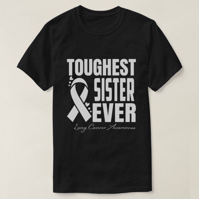 SISTER Alltid Lung Cancer Awareness T Shirt (Design framsida)