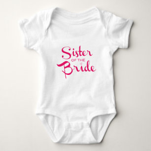 Sister av Bride Rosa på White Tee Shirt