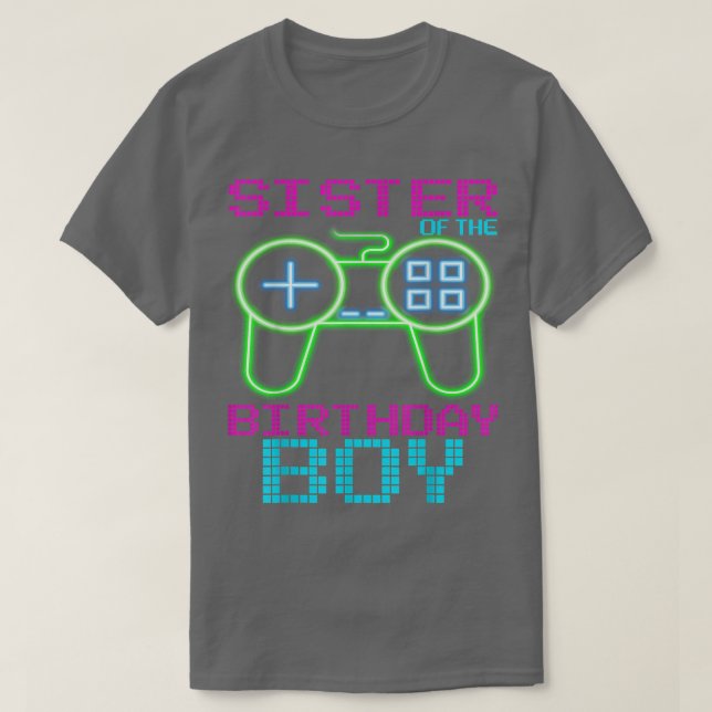 Sister av dessa födelsedagspojkar som matchar vide t shirt (Design framsida)