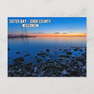 Sister Bay Door County Wisconsin Vykort