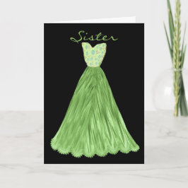 SISTER BE My Bridesmaid OLIV GRÖNT Dress Inbjudan