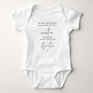 Sister befordrad till Auntie, gravid visar T Shirt