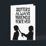 SISTER BIRTHDAY FRIEND GREETDS CARDS KORT<br><div class="desc">SISTER BIRTHDAY-KORT</div>