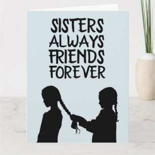 SISTER BIRTHDAY FRIEND OVERSIZED GREETING CARDS KORT