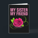 SISTER BIRTHDAY RO KÄRLEK CARDS KORT<br><div class="desc">SISTER BIRTHDAYROSE KÄRLEK DU CARD</div>