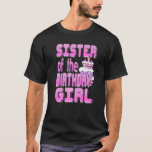 Sister Birthday Rolling Skate Birthday Family Part T Shirt<br><div class="desc">Sister Birthday Rolling Skate Birthday Family Party.</div>