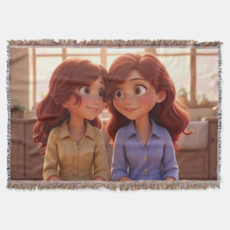 Sister Bond – Beautiful Sisters Illustration Art Filt