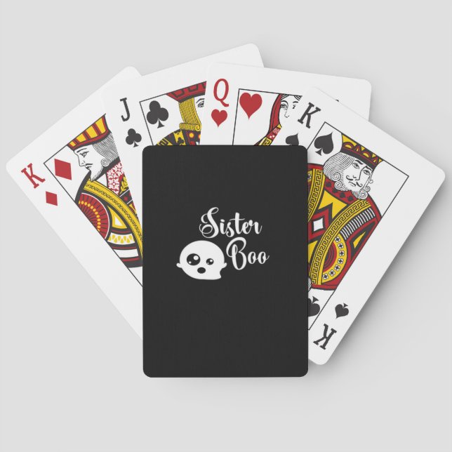Sister Boo Halloween Casinokort (Baksidan)