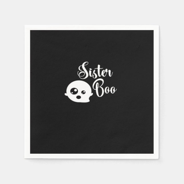 Sister Boo Halloween Pappersservett (Framsidan)
